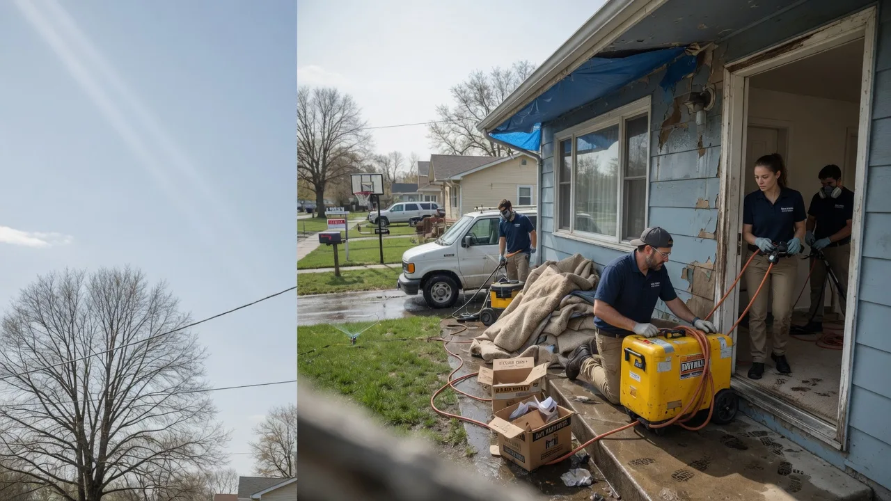 Basement Flood Cleanup in Damar, KS near me